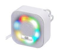 Trevi XR 8A12 Altoparlante Amplificato Portatile 3W con Bluetooth e Batteria Integrata, Resistente all'Acqua IPX4, Bianco