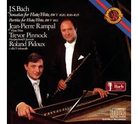 Trevor Pinnock Bach: Flute Sonatas BWV 1030-1035 & Flute Partita, BWV 1013 (CD)