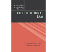 Trevor W. Morrison Michael C. Do The Oxford Introductions to U.S. L (Tascabile)