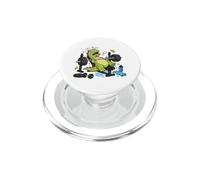 Trex - Bilanciere per sollevamento pesi con dinosauro PopSockets PopGrip per MagSafe