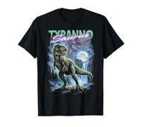 Trex preistorico Vintage T-Rex Moon 90s Bootleg Dinosaur Maglietta
