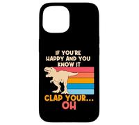 TREX Se sei felice e lo sai OH Funny TREX Small Arms Custodia per iPhone 15