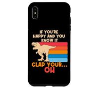 TREX Se sei felice e lo sai OH Funny TREX Small Arms Custodia per iPhone XS Max