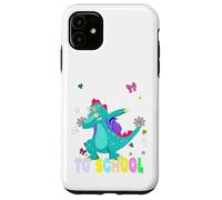 Trex Zaino primo giorno di scuola Bentornato a scuola Custodia per iPhone 11