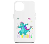 Trex Zaino primo giorno di scuola Bentornato a scuola Custodia per iPhone 13