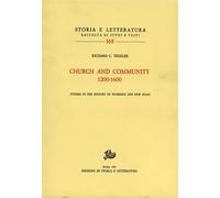Trexler,Richard C. - Church and Community 1200-1600. Studies in the history of F