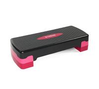 TREXO Aerobic Step 68 x 28 cm per Esercizi Cardio e Allenamento Fitness Altezza Regolabile 15-20 cm Resistente in Polipropilene e TPR Step da Aerobica di Alta Qualità Rosa