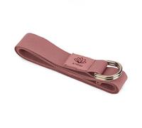 TREXO Cintura da yoga rosa, 183 x 3,8 cm, fibbia a forma di D, facile regolazione della lunghezza per diverse asana, adattata alle diverse preferenze, accessorio ideale per la cintura da yoga per