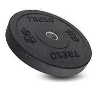 TREXO Dischi Palestra Olimpionico|Pesi Palestra Gommata per Bilanciere Diametro 50 mm|Durevole Dischi Palestra 10 kg|Attrezzatura Palestra Crossfit Allenamento di Forza TRX-BMP010
