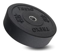 TREXO Dischi Palestra Olimpionico|Pesi Palestra Gommata per Bilanciere Diametro 50 mm|Durevole Dischi Palestra 20 kg|Attrezzatura Palestra Crossfit Allenamento di Forza TRX-BMP020