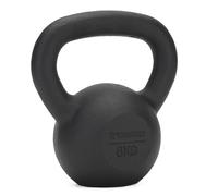 TREXO Kettlebell - Manubrio in ghisa con fondo piatto, manico verniciato a polvere, per allenamento della forza, CrossFit Home Gym (6 kg)