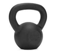 TREXO Kettlebell - Manubrio in ghisa con fondo piatto, manico verniciato a polvere, per allenamento della forza, CrossFit Home Gym (12 kg)