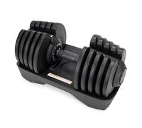 TREXO Manubrio 40 kg con Regolazione del Peso Tramite Rotella Manubrio Palestra Regolabile in Ferro per Esercizi Fitness con Impugnatura Ergonomica Antiscivolo