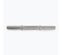 TREXO: Manubrio TX-SDB35 per pesi regolabili - 35 cm manubrio corto in acciaio con chiusure a stella per allenamento domestico