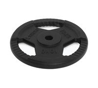 TREXO TRX-ICP001 - Disco per manubri in ghisa da 10 kg, universale, durevole, con manici ergonomici, compatibile con bilancieri e maniglie per allenamento di forza e funzionale