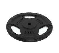 TREXO TRX-ICP001 - Disco per manubri in ghisa da 25 kg, universale, durevole, con manici ergonomici, compatibile con bilancieri e maniglie per allenamento di forza e funzionale