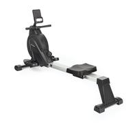 TREXO Vogatore con sistema di resistenza magnetica 1 - 16, volano 3,5 kg, struttura stabile, ergometro, cyclette nero RM100