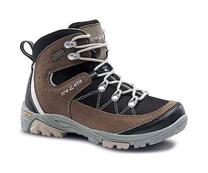 Trezeta - Modello: Cyclone Kid WP, Scarponcino da Bambino da Escursionismo, Calzatura Trekking Bambino con Tecnologia Water Stopper Impermeabile e Suola Vibram, Colore Black-Brown