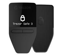 Trezor Safe 3 - Cartera de Hardware Criptográfico Protegida con Elemento Seguro - Compre, Almacene y Administre Activos Digitales de Forma Sencilla y Segura (Cosmic Black)
