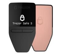 Trezor Safe 3 - Portafoglio Hardware Crittografico Protetto da Passphrase e Secure Element - Acquista, Archivia, Gestisci Risorse Digitali in Modo Semplice e Sicuro (Galactic Rose)