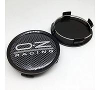 TRFAN 4 Pezzi Coprimozzi Coprimozzo per OZ Racing 75mm Centro Ruota Tappi Ruota Auto Impermeabile Antipolvere,C