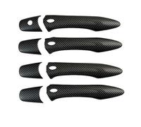 TRFBD Modifica Gloss Black Carbon Accessori Per Auto Maniglia Per Porta Copertura Trim Pasta Style Per Ex35 Ex37 Fx35 Fx37 Fx50 2008-2013(Style 4)