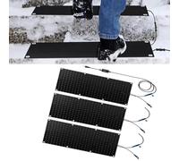 TRFVDVERD Tappetini Anti-Neve for Scale e marciapiedi - Antiscivolo, Impermeabili, Cavo di Alimentazione da 6 Piedi, efficienza 360 W(30x60cmx3Pcs)