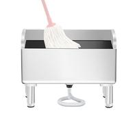 TRGCJGH Lavello da Cucina Commerciale, Lavandino Multifunzione, lavabo per la Pulizia del Bacino in Acciaio Inox per Garage e Cortile, Lavanderia(60x41x55cm(23.6x16.1x21.6inch),Silver)