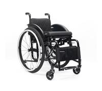 TRGCJGH Sedia a Rotelle Pieghevole Leggera, Stretta, Carrozzina disabili ad autospinta, Alluminio, Poggiapiedi Pieghevole(15.7in Seat Width,Everyday Style)