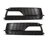 TRGFAPQ Griglia Fendinebbia Compatibile con A5 S5 2013 2014 2015 2016 2017 2 Pezzi Paraurti Anteriore Copertura Luce Trim Griglia Nero Lucido Kit 8T0807681K 8T0807682K(Pair)