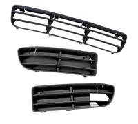 TRGFAPQ Griglia Fendinebbia Compatibile con per Bora per Jetta MK4 1999-2004 2005 1 Set Paraurti Anteriore Griglia Inferiore Side Center Vent Fendinebbia Cornice 1J5853677B(A Set)