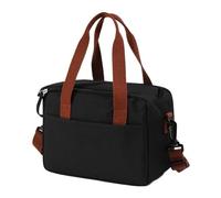 TRgqify-KM Borsa Termica for Il Pranzo con Tracolla Regolabile, Borsa a Tenuta stagna for Ufficio, Picnic, Viaggi(Black)