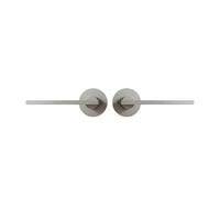 TRgqify-KM Maniglia for Porta con Serratura for la Privacy, Maniglie for Porte Interne, Serratura for Porta della Camera da Letto e del Bagno, Serratura for Porte Interne di Sicurezza(Gray)