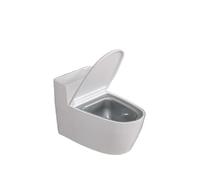 TRgqify-KM Posacenere for WC Portasigarette for Bagno di casa con Coperchio Posacenere in plastica a Parete Adatto for l'uso in Ufficio Domestico (Color : White)