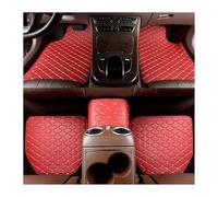 TRgqify-KM Tappetini for Auto in Pelle Cuscino Universale for tappeti for Auto Impermeabile in PVC (Color : Red)