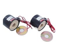 TRGYJGKF Bobina dell'elettrovalvola Serie 2W con Guscio in Ferro for 2W160-15 2W200-20 2W250-25 2W400-40 AC220V DC24V 12V(3/4",220V AC)