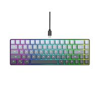 TRHEEE Tastiere da gioco a 68 tasti sostituibili a caldo Illuminazione laterale RGBs Protezioni IP54 1000 milioni di battute Vita Keycaps Tipo C USB A Due interfacce Tastiere