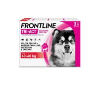 Frontline Antiparassitario per cani e cuccioli Tri-Act - 3 pipette da 6 ml - XL 40-60 kg