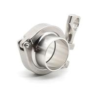 Tri Clamp Clover, Set di ghiere saldate Tri Clamp SS304 con guarnizione in silicone da 12,7-108 mm for birra fatta in casa(32mmx Ferrule50.5)