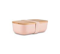 Tri-Coastal Design Lunch Box CHECKS, Nero - Bento BOX, Porta Pranzo con Elastico - Scatola Decorativa, Idea Regalo