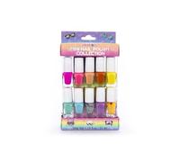 Tri-Coastal Design - Nail Tower, Set Regalo con Smalti, 14 Mini Smalti per Unghie, Colori Pastello, Fluo e Glitter, Idea Regalo, Asciugatura Rapida, TCD Made for Kids