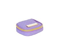 Tri-Coastal Design Pochette con Cerniera Portapillone, Lilla - PILL BOX - Mini Bag da Viaggio, Trousse Porta Gioielli