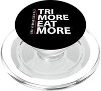 TRI More & EAT - Corsa per bici da nuoto - Triathlon Endurance PopSockets PopGrip per MagSafe