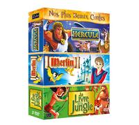 Tri pack v4 - hercule + le livre de la jungle + merlin - 3 dvd