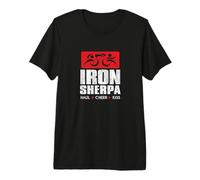 Tri Sherpa Haul Cheer Kiss Triatleta Triathlon Maglietta Premium
