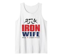 Tri Sherpa Wife Triathlon Support USA Cheer Gear Canotta