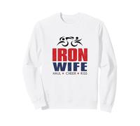 Tri Sherpa Wife Triathlon Support USA Cheer Gear Felpa