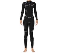 Tri Suit da donna ad asciugatura rapida per ciclismo e triathlon - misto nylon/spandex ad asciugatura rapida - L 3 mm nero da donna