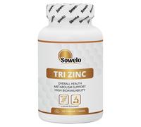 Tri Zinco - 150% RDI per compressa, supporto immunitario e antiossidante -Sowelo