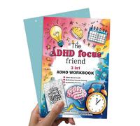 Triad Coloring Daily Task Planner, 21 x 14 cm, design orientato alla concentrazione, strumento multifunzionale di regolazione psicologica per uomini, donne e bambini